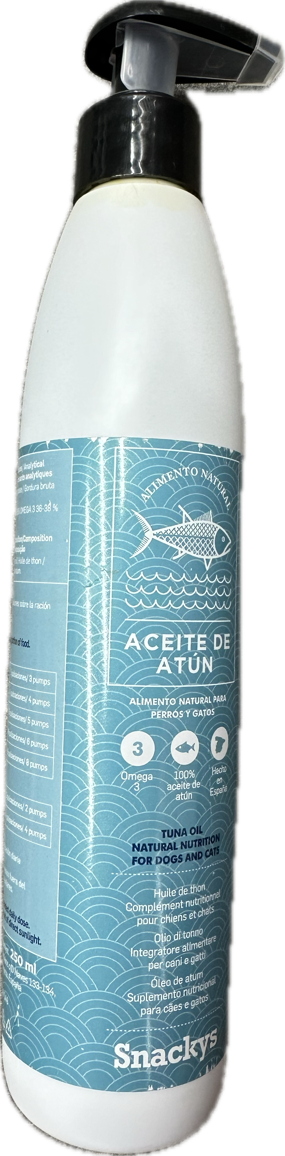 Olio di Tonno Naturale per Cani e Gatti - Snackys